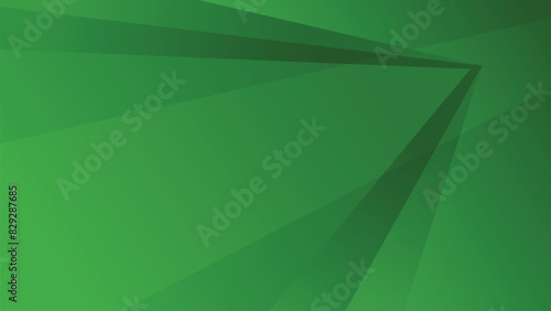 Green abstract background vector with triangle shapes and multiply layers. Perfect for banner, template, background, and presentation