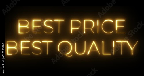 best price best quality neon text animation photo