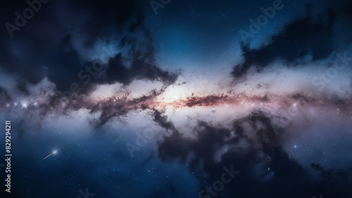 Night sky - Universe filled with stars, nebula and galaxy