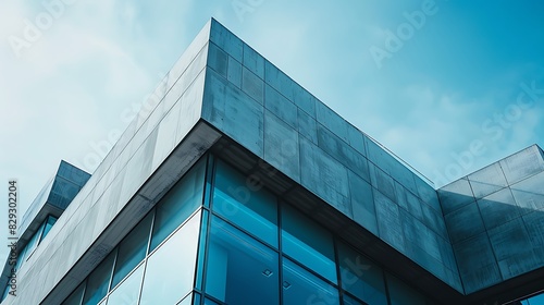 Modern architecture detail with copy space 