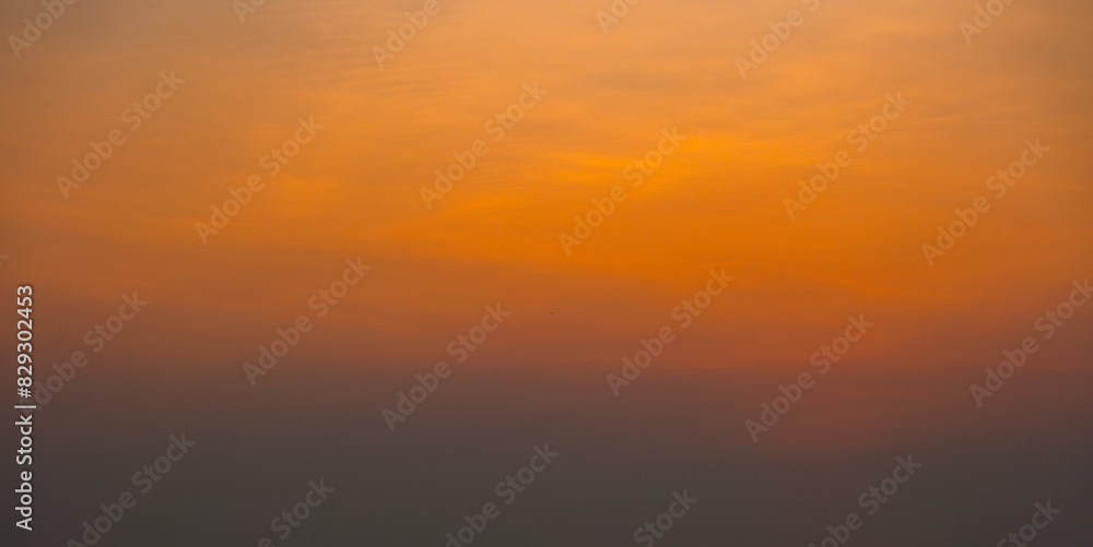 Enjoy a panoramic view of the skyline. The sun rises in the morning sky with colorful clouds. and beautiful cloud patterns In the soft light of the morning Enjoy a panoramic view of the skyline. The sun rises in the morning sky with colorful clouds. and beautiful cloud patterns In the soft light of the morning