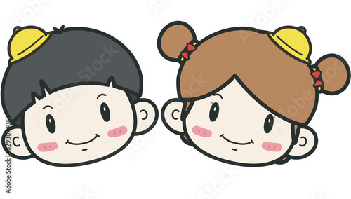 귀여운 아이들.
