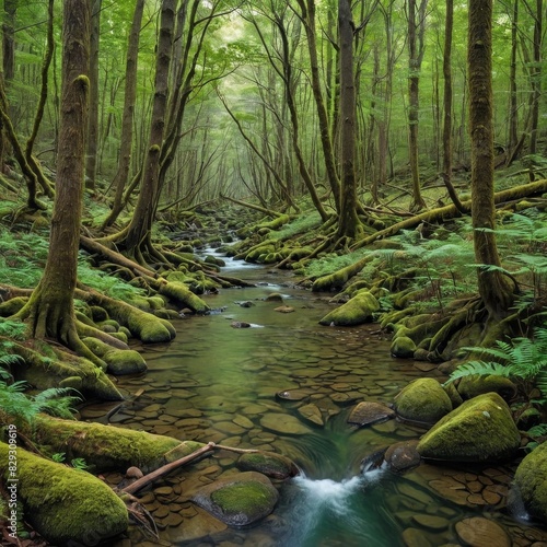 Mossy Creek in the Enchanted Forest