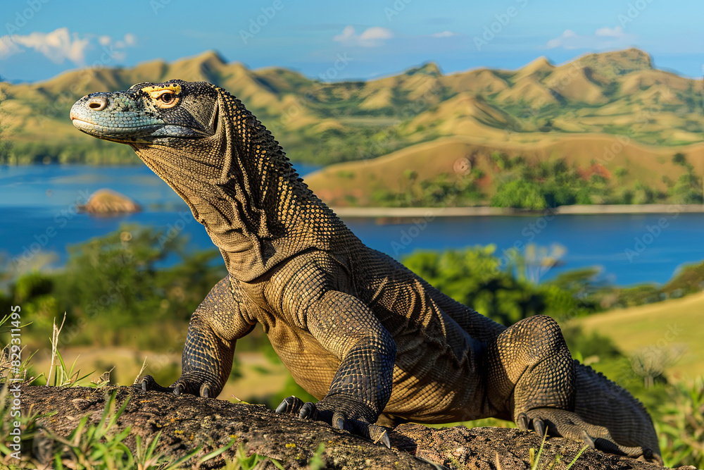 Image of a commando dragon that looks intimidating Image of a commando dragon that looks intimidating