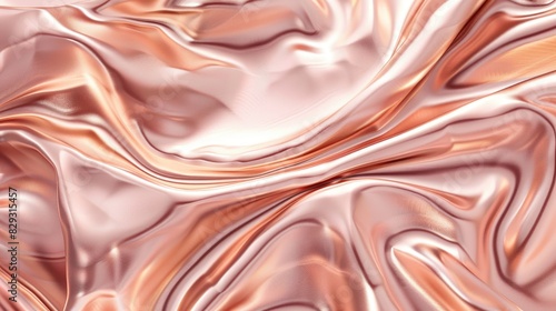 Background of a delicate rose gold metal