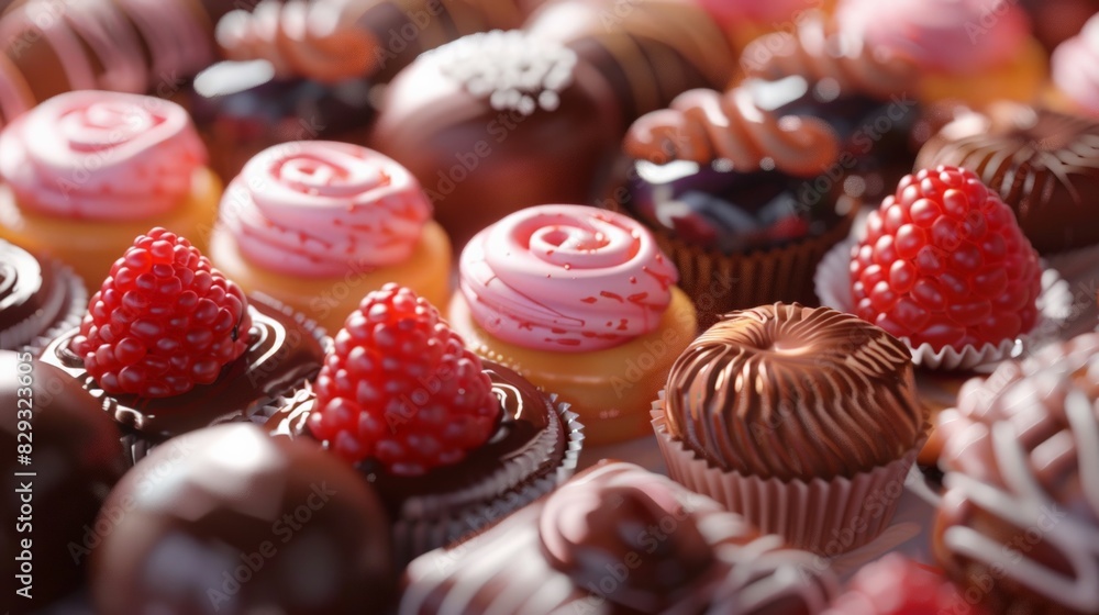 3D Close-Up of Food and Beverages: Emphasize the appeal and quality of culinary delights. 3D Close-Up of Food and Beverages: Emphasize the appeal and quality of culinary delights.