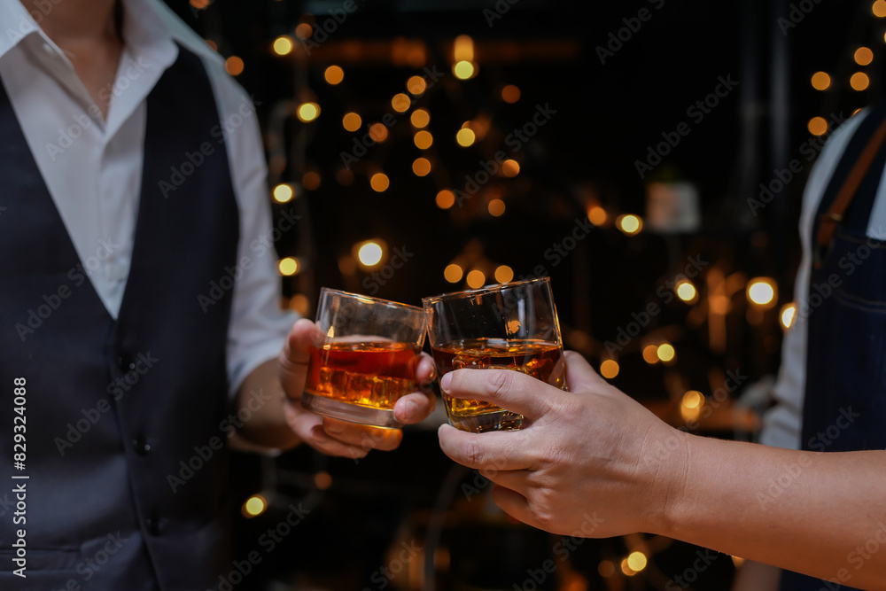 whiskey, for a friendly party in a bar or a restaurant. whiskey, for a friendly party in a bar or a restaurant.