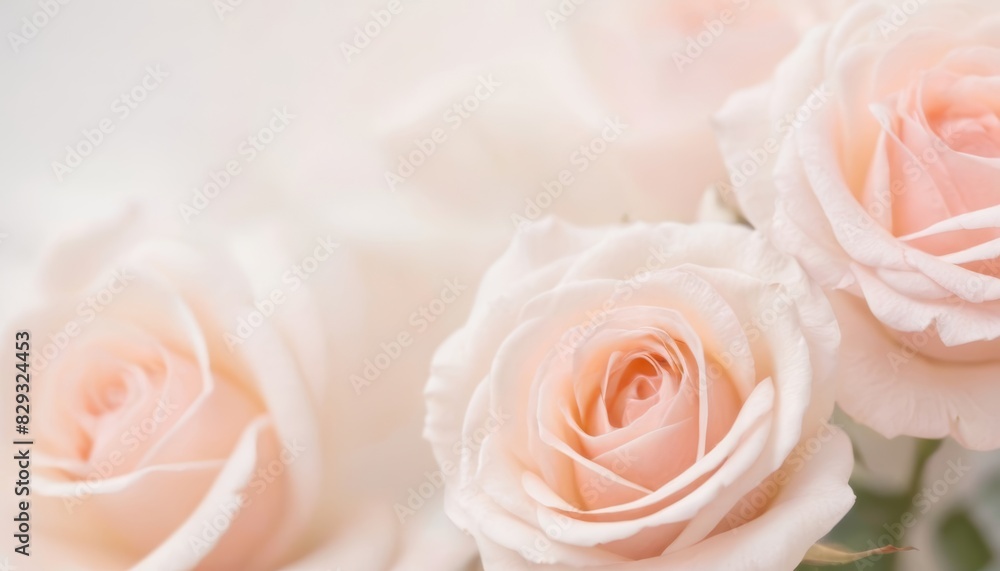 Romance of Pink Roses Behind the Light. Premium beautiful rose background for banners, posters, wallpapers and social media.