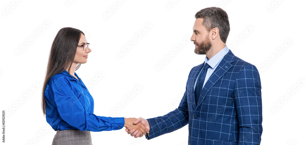 successful agreement in business deal. businesspeople dealing isolated on white. partnership concept. business deal. two businesspeople handshaking after contract deal. shaking hand successful agreement in business deal. businesspeople dealing isolated on white. partnership concept. business deal. two businesspeople handshaking after contract deal. shaking hand