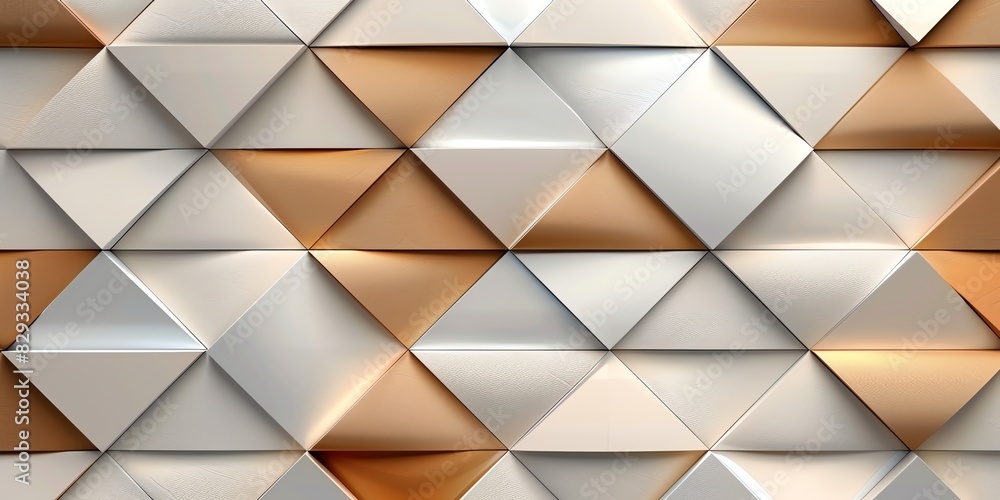 geometric pattern illustration wallpaper, made of marble, natural color, luxurious banner, white and moss brown, elegant, charming geometric pattern illustration wallpaper, made of marble, natural color, luxurious banner, white and moss brown, elegant, charming