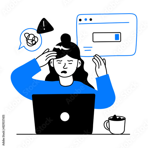 Here is a doodle mini illustration of work problem 