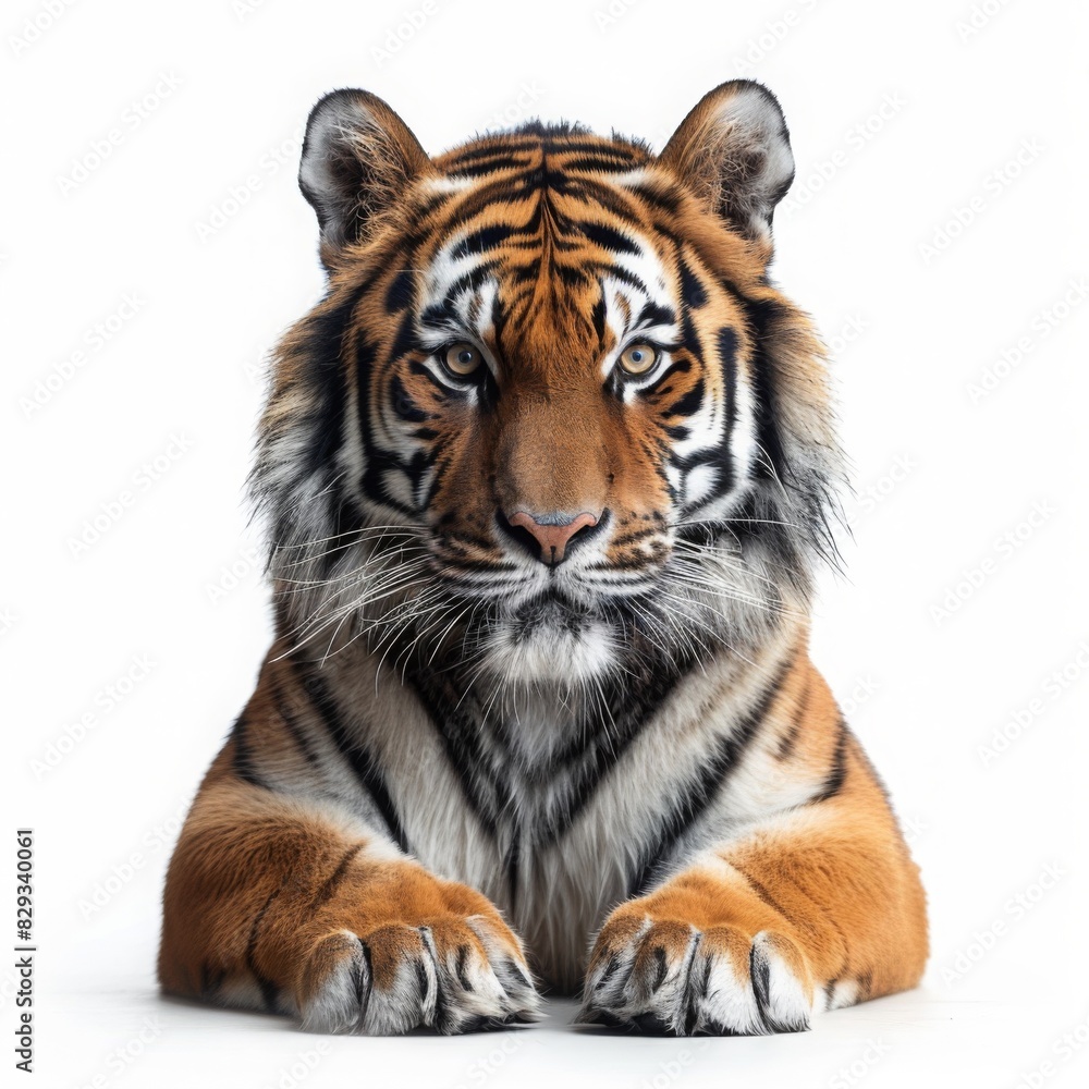tiger isolated on white background tiger isolated on white background