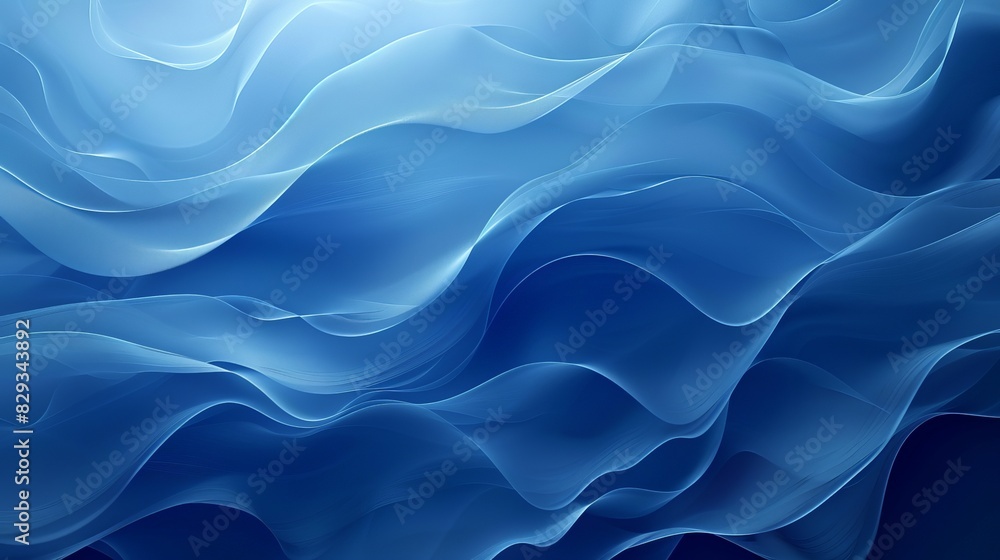 A blue wave with a white background A blue wave with a white background