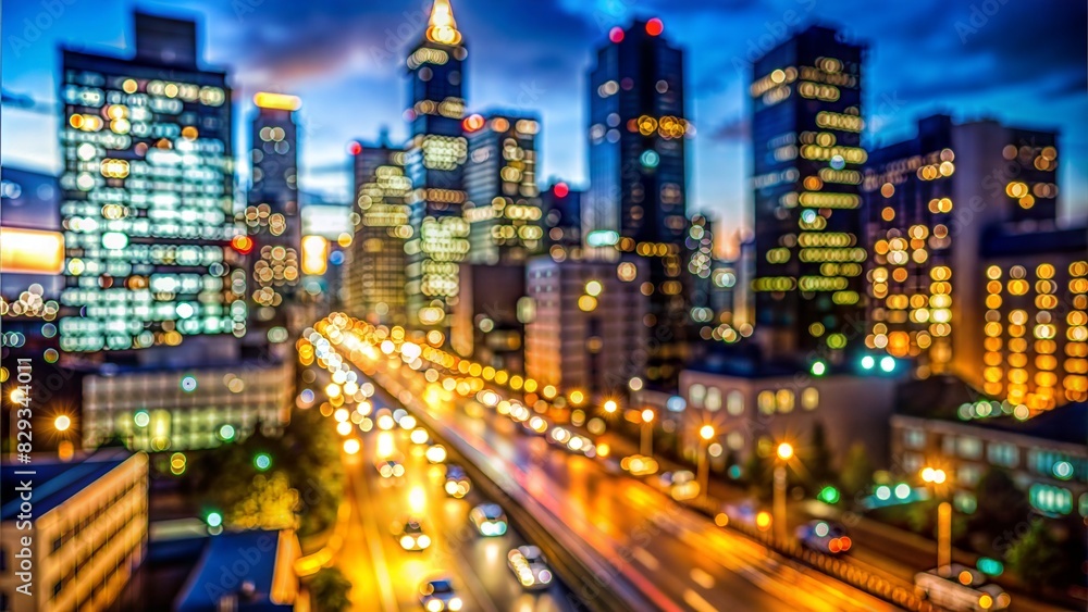 Urban Cityscape Blur: A soft-focus image of a bustling city skyline, providing a modern, sophisticated backdrop for urban-themed products.
Urban Cityscape Blur: A soft-focus image of a bustling city skyline, providing a modern, sophisticated backdrop for urban-themed products.