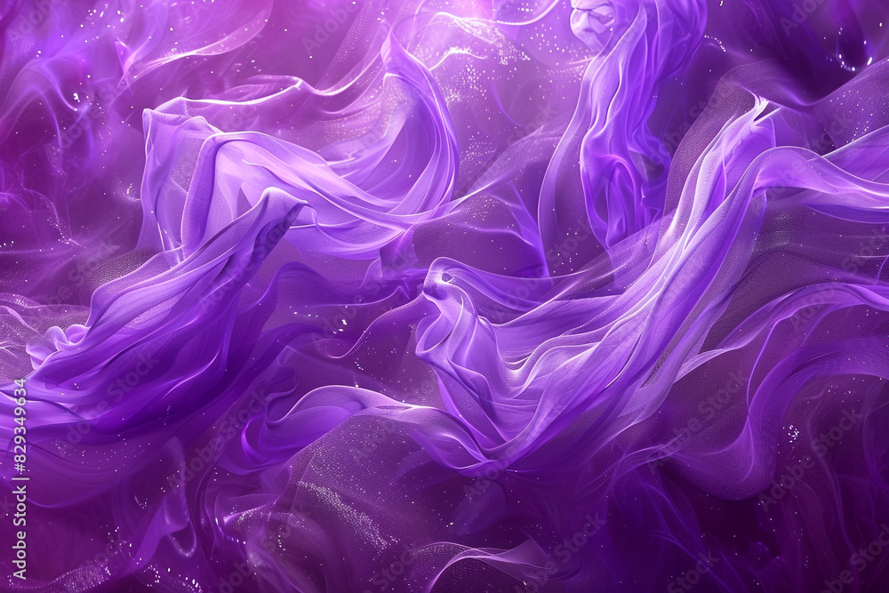 Enchanting and mystical, this violet design features dreamy abstract textures. Enchanting and mystical, this violet design features dreamy abstract textures.