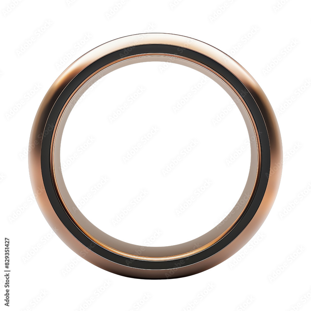 Elegant round copper ring detail isolated on transparent background, perfect for jewelry, decoration, or art designs. Elegant round copper ring detail isolated on transparent background, perfect for jewelry, decoration, or art designs.