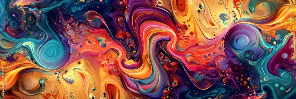 Aabstract background filled with vibrant swirls, trippy patterns, and hypnotic colors. This ultra-detailed 3:1 image creates a surreal atmosphere that captivates the eye. Aabstract background filled with vibrant swirls, trippy patterns, and hypnotic colors. This ultra-detailed 3:1 image creates a surreal atmosphere that captivates the eye.