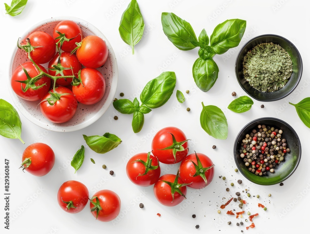 tomato salad with basil tomato salad with basil