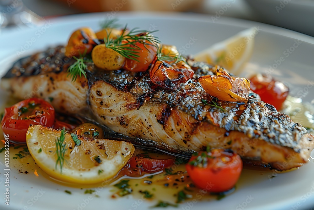 Fried Fish on Decorated Table for HD Wallpaper with Cinematic Effect Fried Fish on Decorated Table for HD Wallpaper with Cinematic Effect