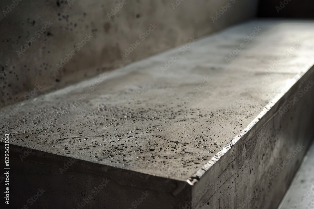 Smooth, matte finish concrete with gentle lighting highlighting the texture. Smooth, matte finish concrete with gentle lighting highlighting the texture.