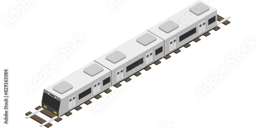 지하철(교통+아이소메트릭+대중교통+기차+철도)