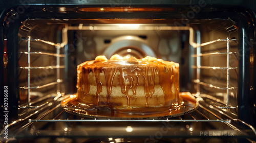 Elevating Sweets: A Cake's Journey in the Oven