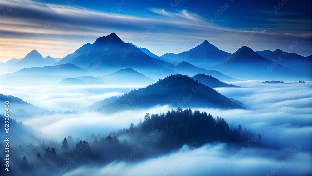 Misty Mountain Blur: A cool, bluish blurred background that suggests distant mountains shrouded in mist.
Misty Mountain Blur: A cool, bluish blurred background that suggests distant mountains shrouded in mist.