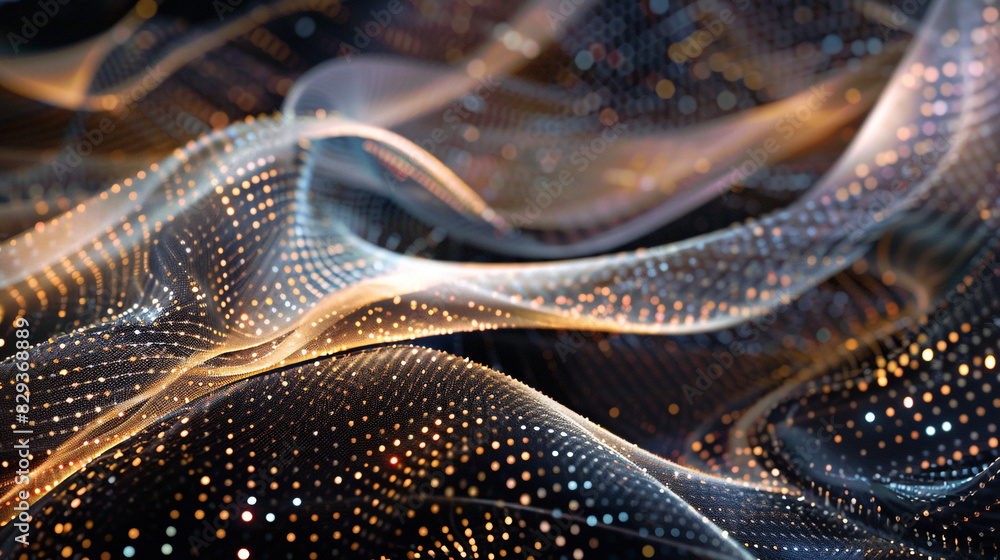 Produce an ethereal backdrop featuring an intricate display of small dots evoking an abstract allure. Produce an ethereal backdrop featuring an intricate display of small dots evoking an abstract allure.