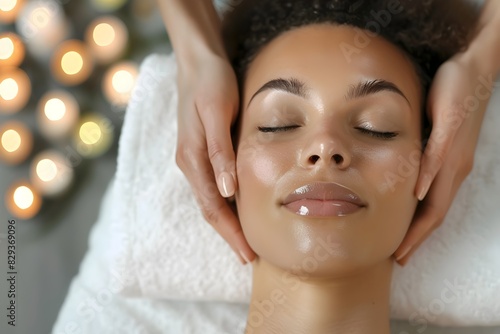 Soothing Facial Massage for Relaxation and Rejuvenation
