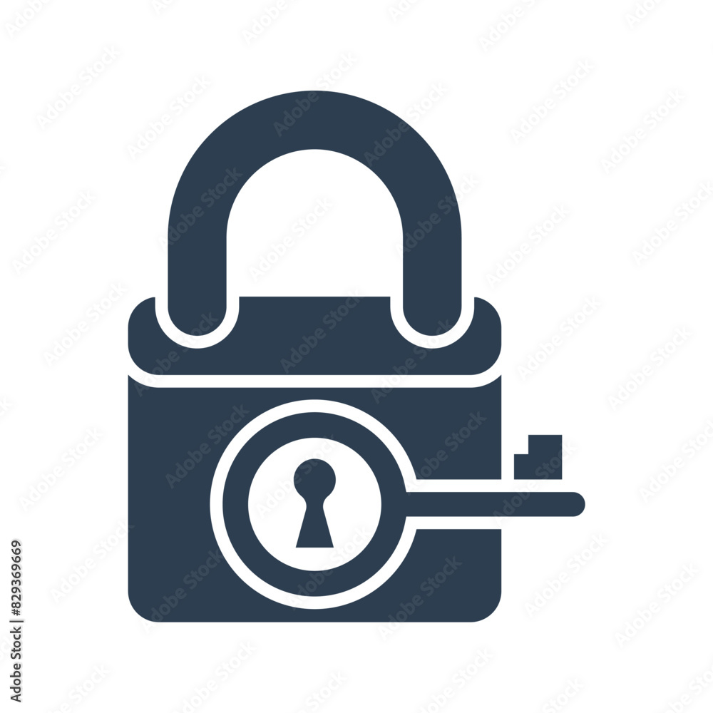 padlock key icon design vector template padlock key icon design vector template