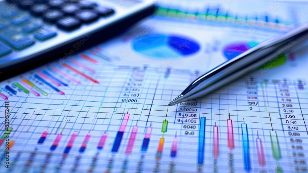 Business audit stock financial finance management on analysis data strategy with purple filter effect. Business audit stock financial finance management on analysis data strategy with purple filter effect.
