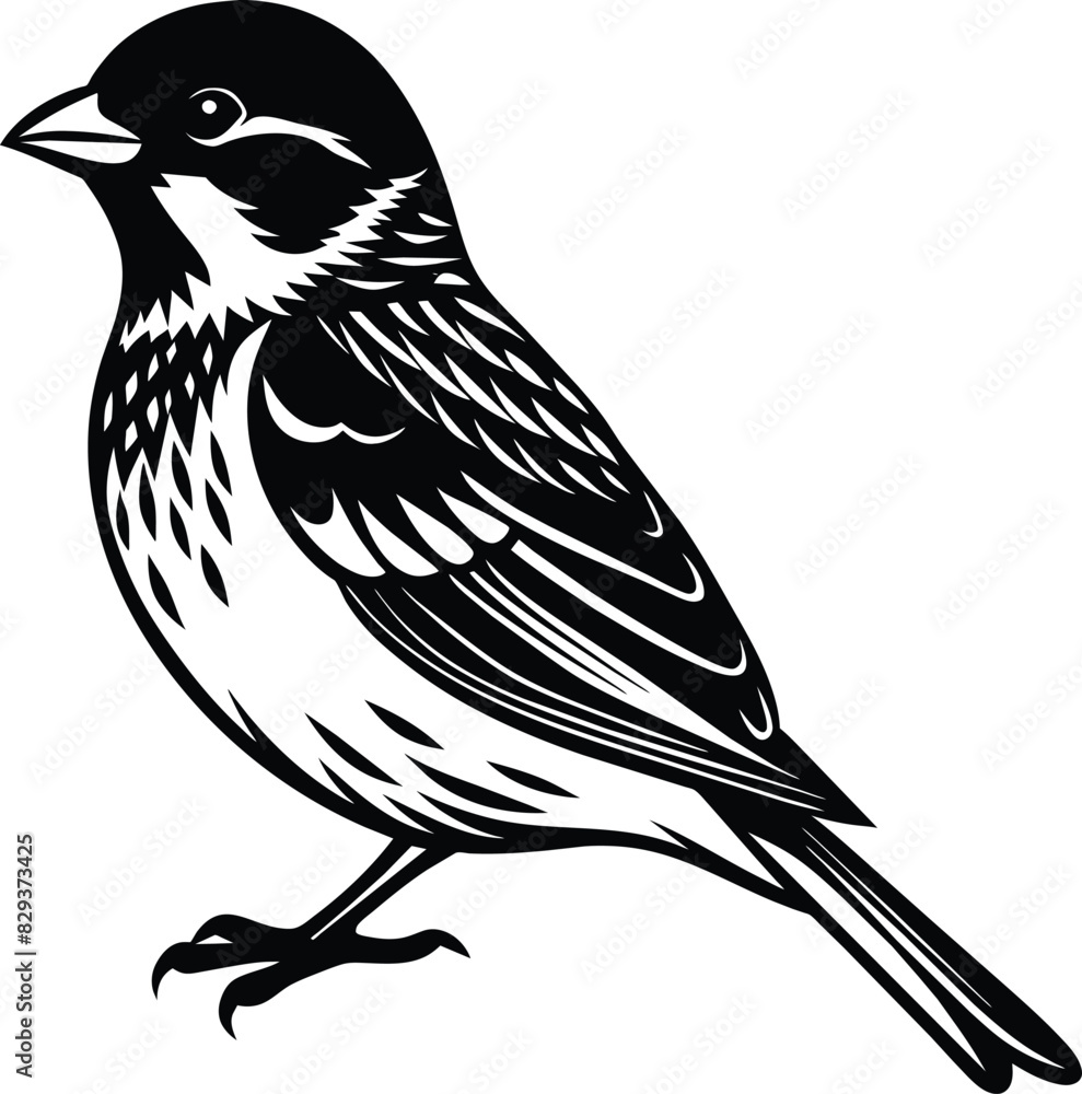 Fototapeta premium bird vector silhouette 