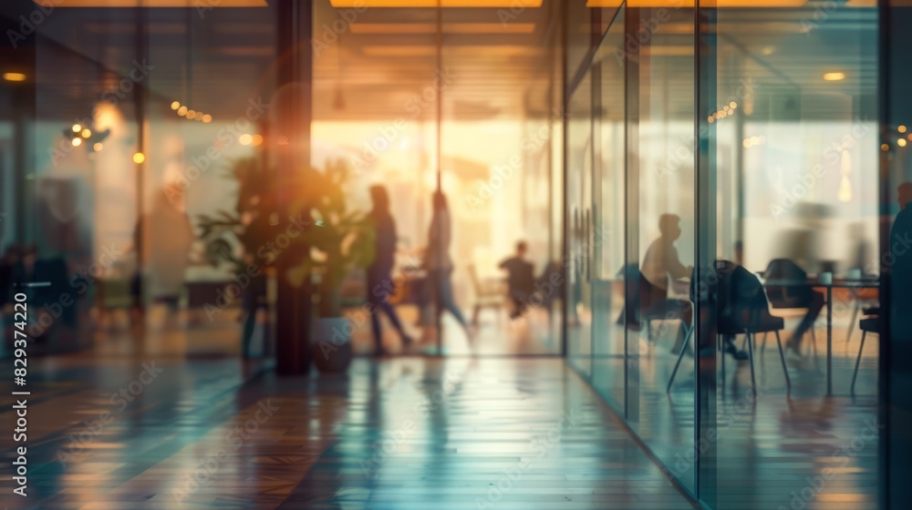 Defocused office background, working space Defocused office background, working space