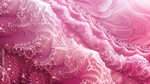 Wallpaper Mural Abstract Pink Fractal Texture Background Torontodigital.ca