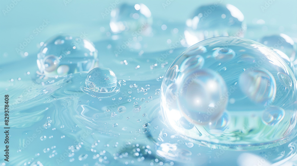 Render a picture featuring a pristine, clear baby blue canvas. Render a picture featuring a pristine, clear baby blue canvas.