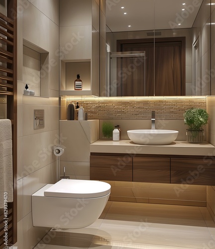 Minimalist Bathroom Design with Modern Touches
