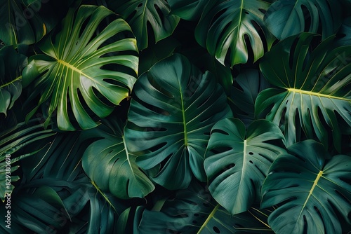 Wallpaper Mural leaves background Torontodigital.ca