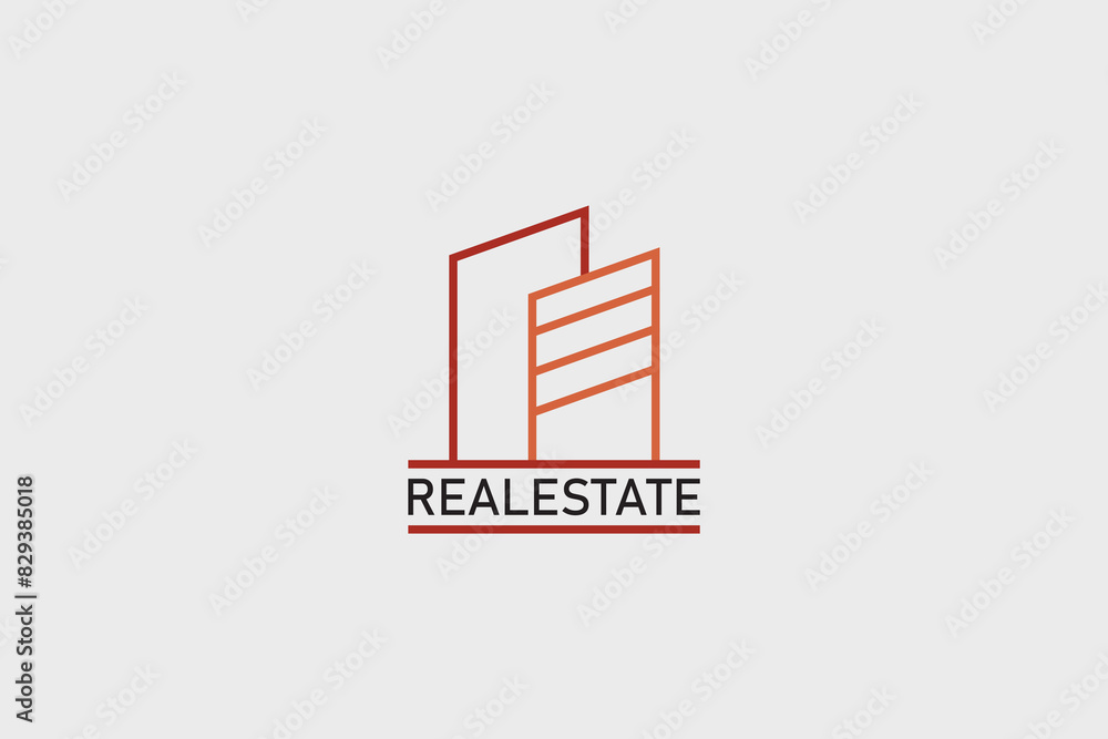 Real estate logo and icon Real estate logo and icon