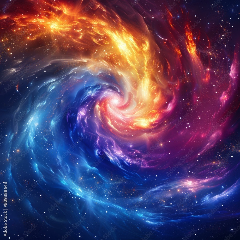 Colorful Nebula in Space Colorful Nebula in Space