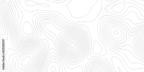 Abstract pattern with circles contour map. Abstract background vector, Topographic map background geographic line map with seamless ornament design. Waves paper curved reliefs. 