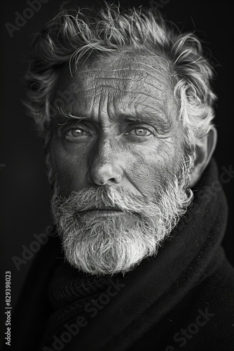 Digital artwork of gentile man portrait , high quality, high resolution