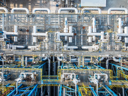Complex industrial equipment for petrochemical plants © zhao dongfang
