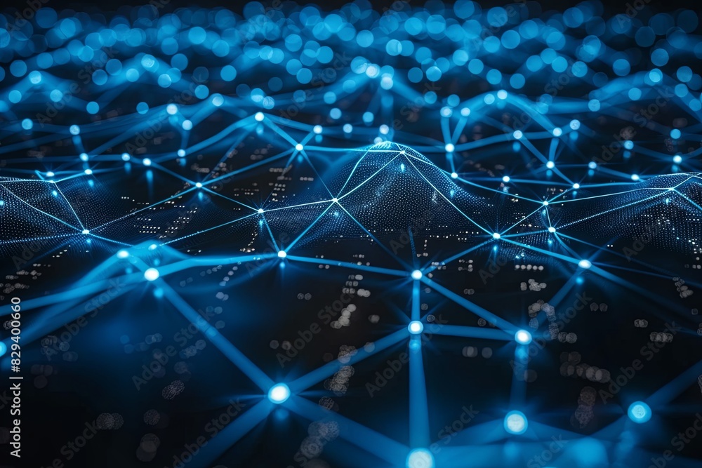 Intricate Web of Fiber Optic Cables Transmitting Data Signals Intricate Web of Fiber Optic Cables Transmitting Data Signals
