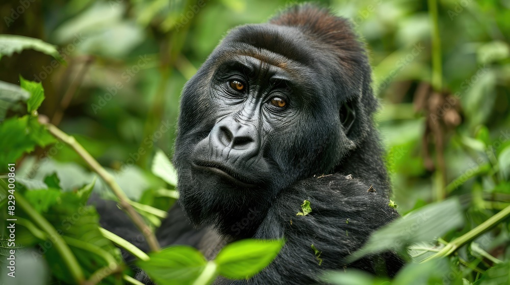 Rwanda Gorilla stil 
