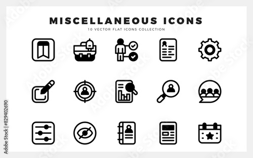 15 social Media (Linkdin) Lineal Fill icons pack. vector illustration.