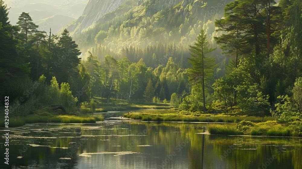 Beautiful landscapes featuring forests, rivers, and wildlife, highlighting the importance of environmental conservation. Beautiful landscapes featuring forests, rivers, and wildlife, highlighting the importance of environmental conservation.