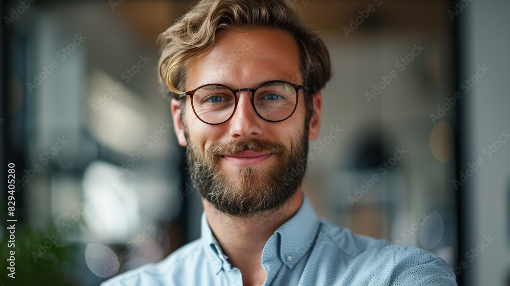 Portrait of a man. Portrait of a man.