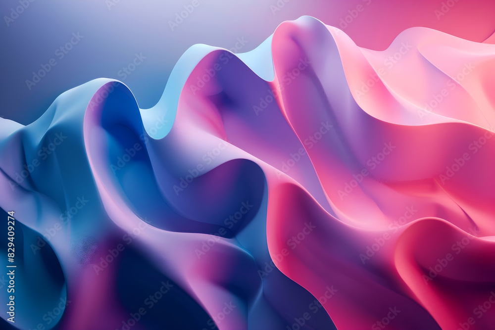 Obraz premium Abstract Colorful Wave Illustration