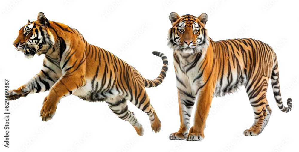 tiger isolated on a transparent background tiger isolated on a transparent background