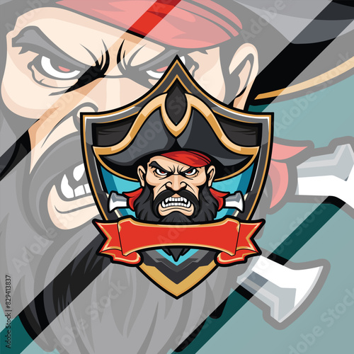 Pirate Logo gaming Template